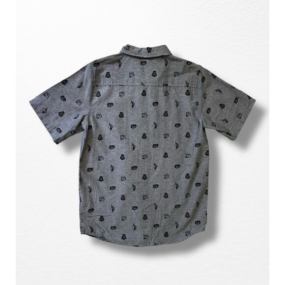 Star Wars Short Sleeve Button Up Shirt, Kids’ Size XL - Picture 2 of 9